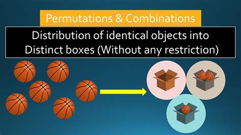 distributing identical boxes with one empty box|how to distribute distinct objects into boxes.